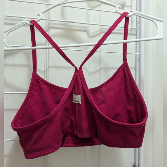 Vuori Magenta Strappy Sports Bra - Picture 2 of 6
